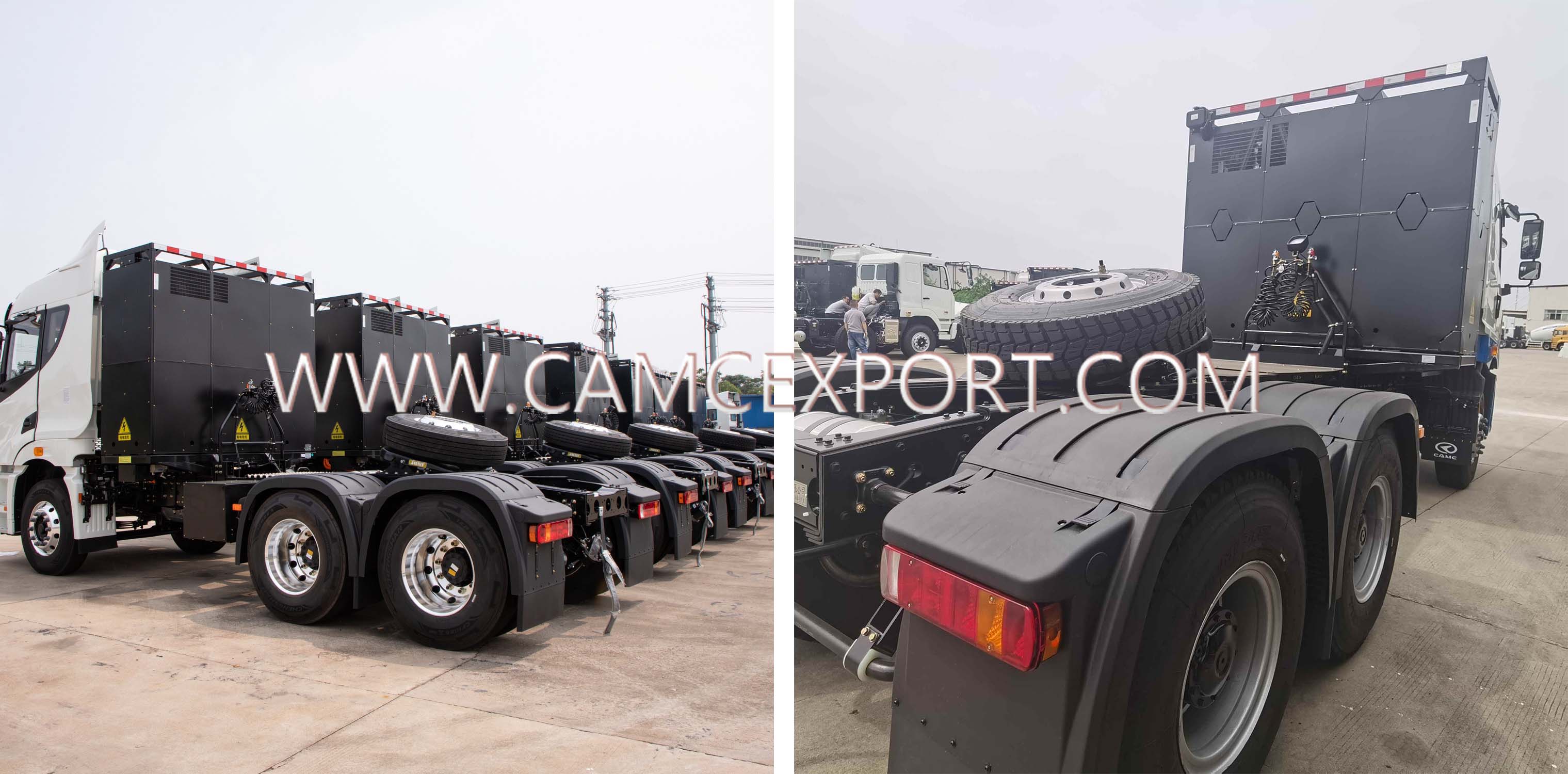 CAMC 6 × 4 electric tractor Traktor elektrik CAMC 6 × 4