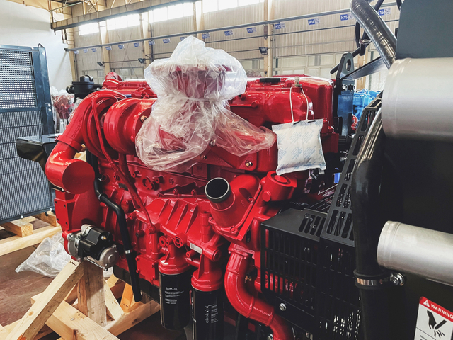 Set Enjin Diesel Penebat Bunyi Teknologi Tuangan Termaju