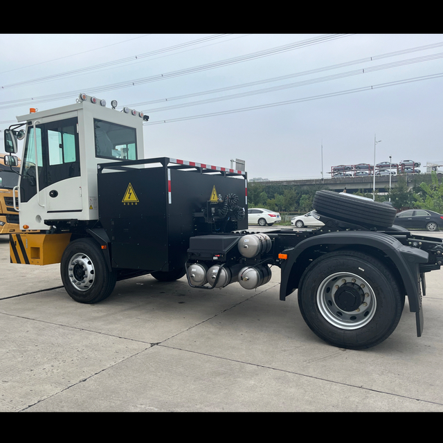 Trak Terminal Elektrik/EV CAMC Berkuasa Jenama Baru untuk Dijual Trak Elektrik