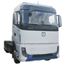 CAMC Traction Traction Tractor 6x4 dengan bumbung yang tinggi