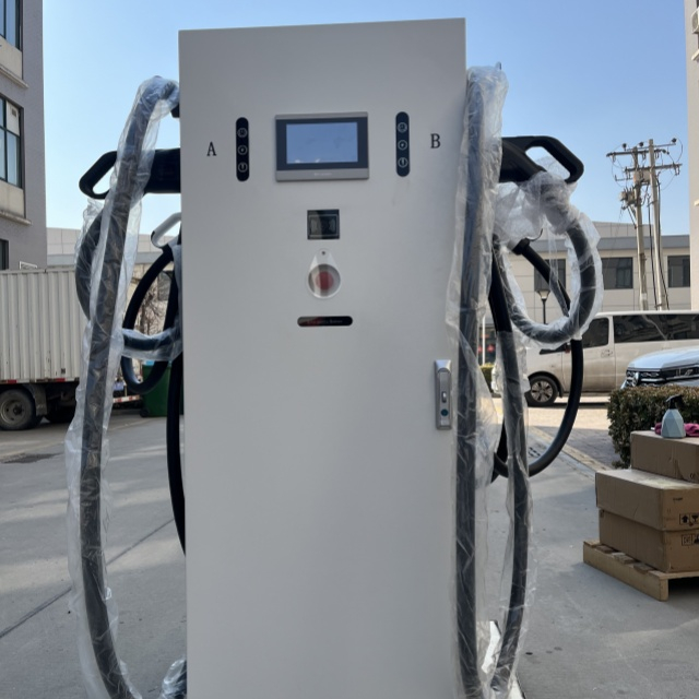 DC 60kw 80kw 120kw Penyambung Pengecasan Dwi Pengecas Kenderaan Elektrik