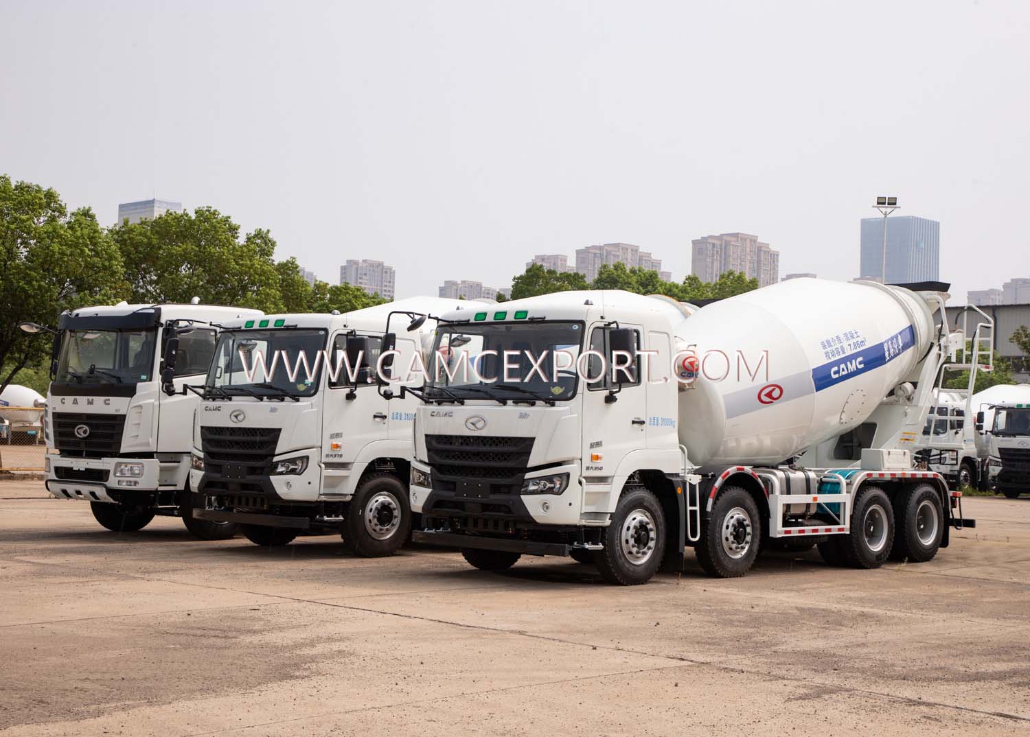 Trak pengadun konkrit CAMC