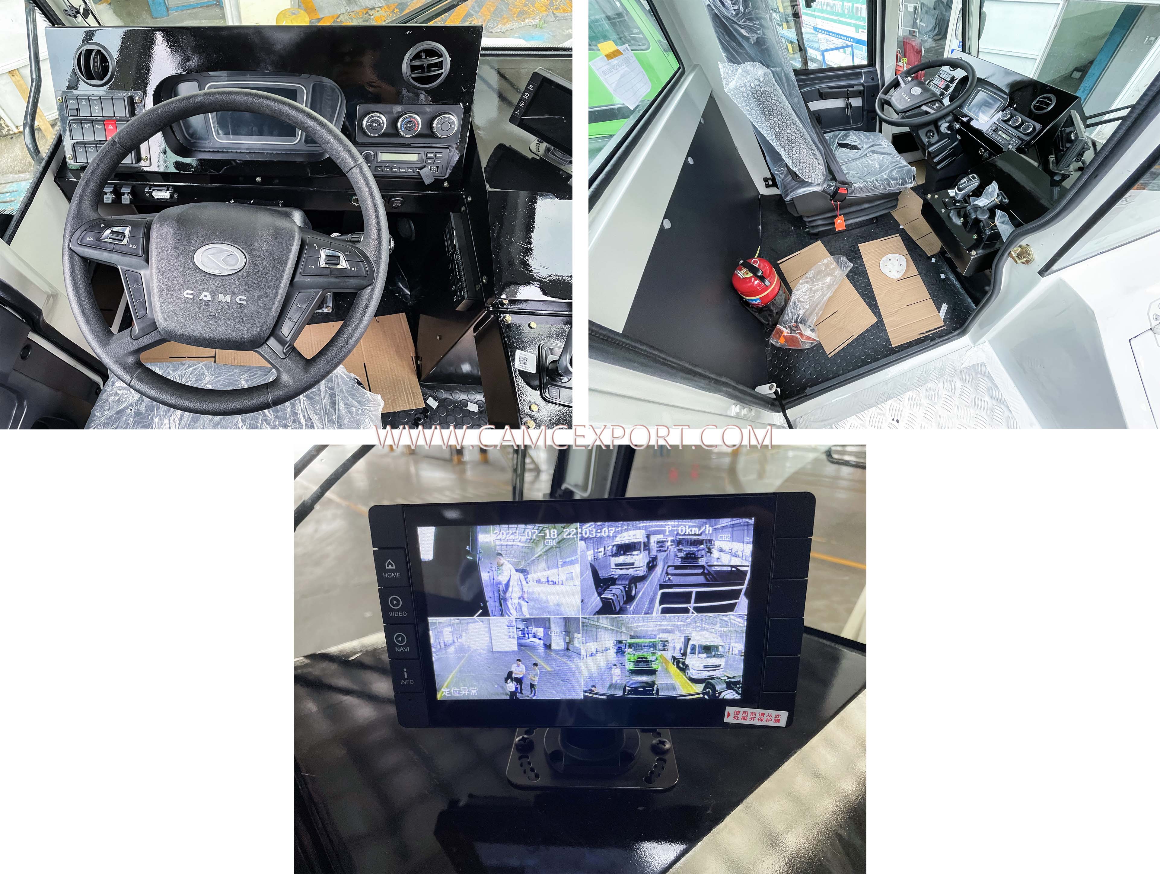 Bahagian dalam traktor dok CAMC