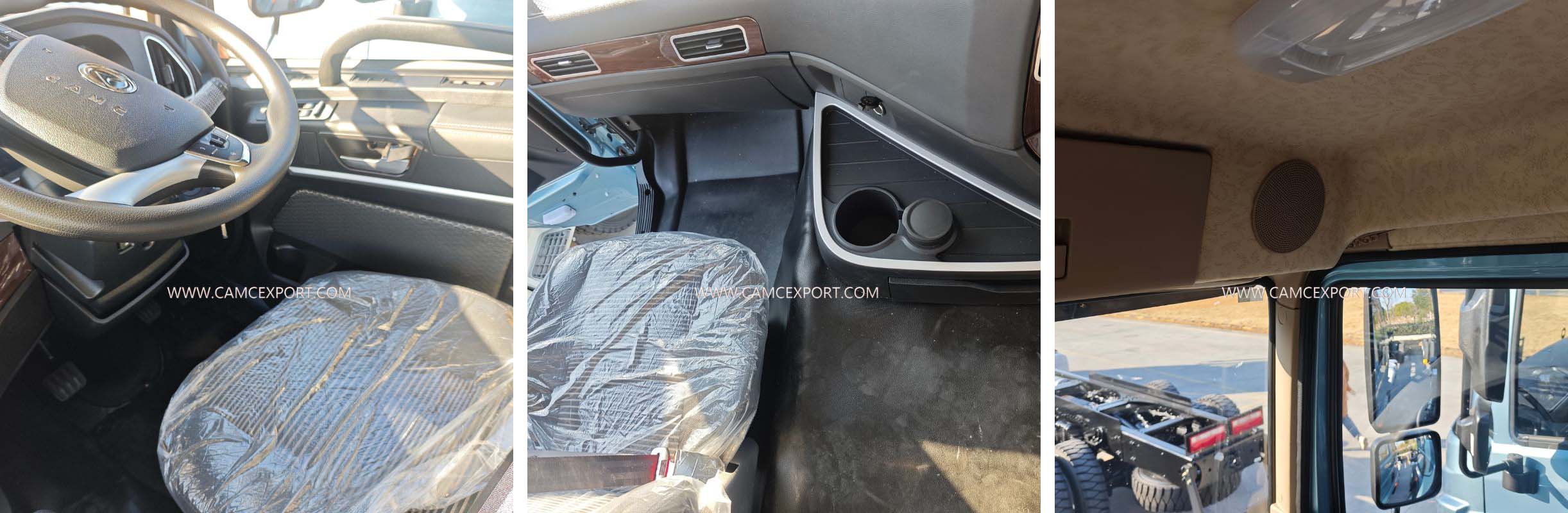 Bahagian dalam trak pembuangan diesel CAMC H7 8 &times; 4