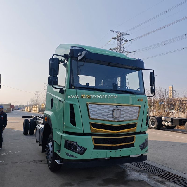 CAMC X7M 4*2 Pemacu Kiri Rata Atas Methanol Julat Lanjutan Casis Lori Kargo